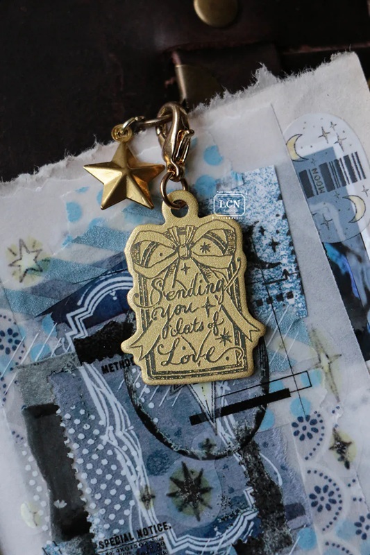 吉 LCN．愛/希望/墨水瓶/讓你會心一笑的 黃銅吊飾