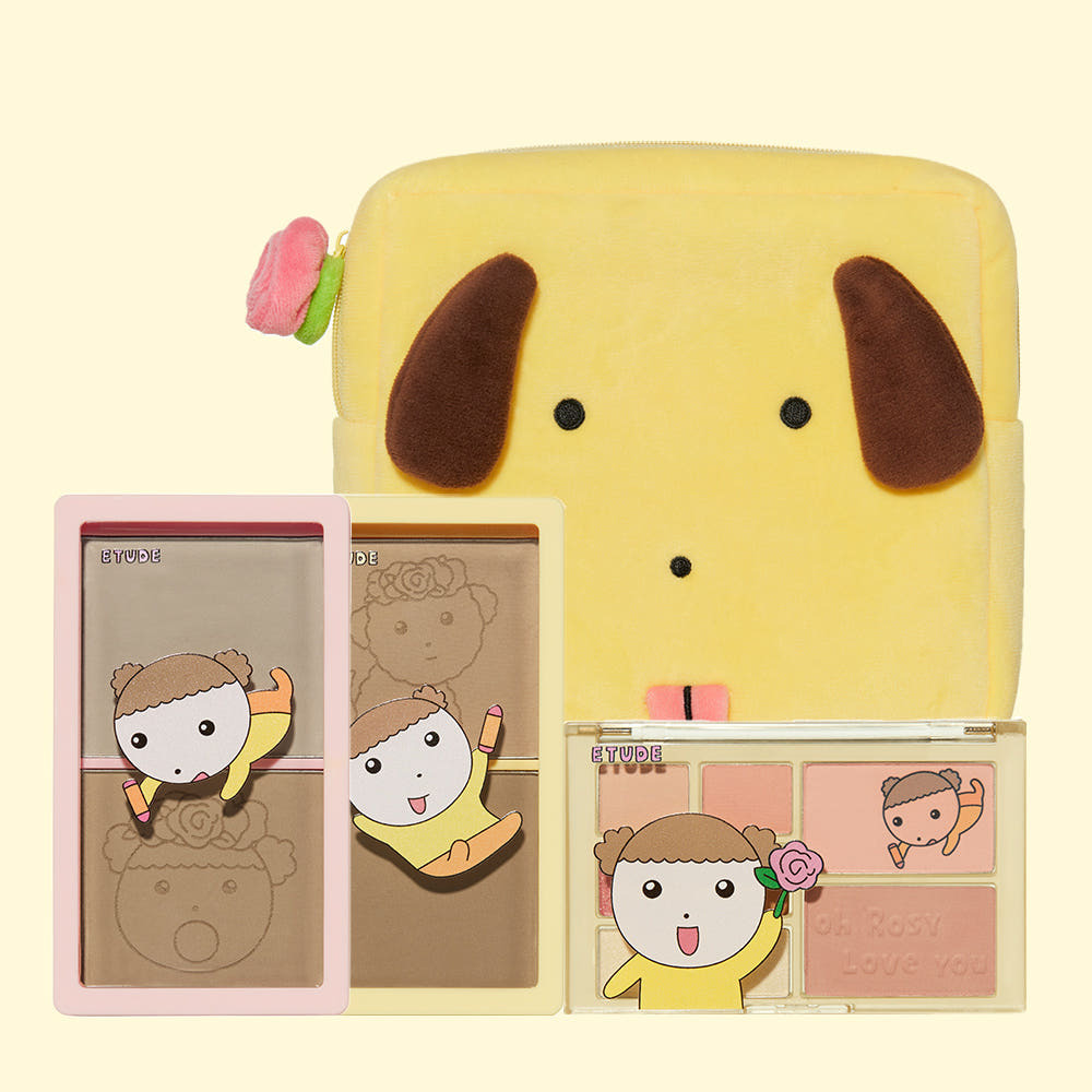 Etude x Maru Kangjwi Contour Powder 10g + Play Multi Eyes Palette 7.2g~7.4g [Official Planning Set]