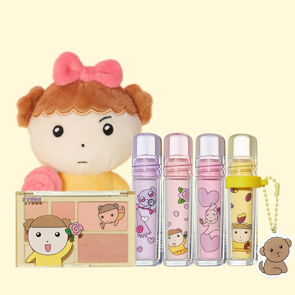 Etude x Maru Kangjwi Play Multi Eyes Palette 7.2g~7.4g + Over Glowy Tint 3g [Official Planning Set]