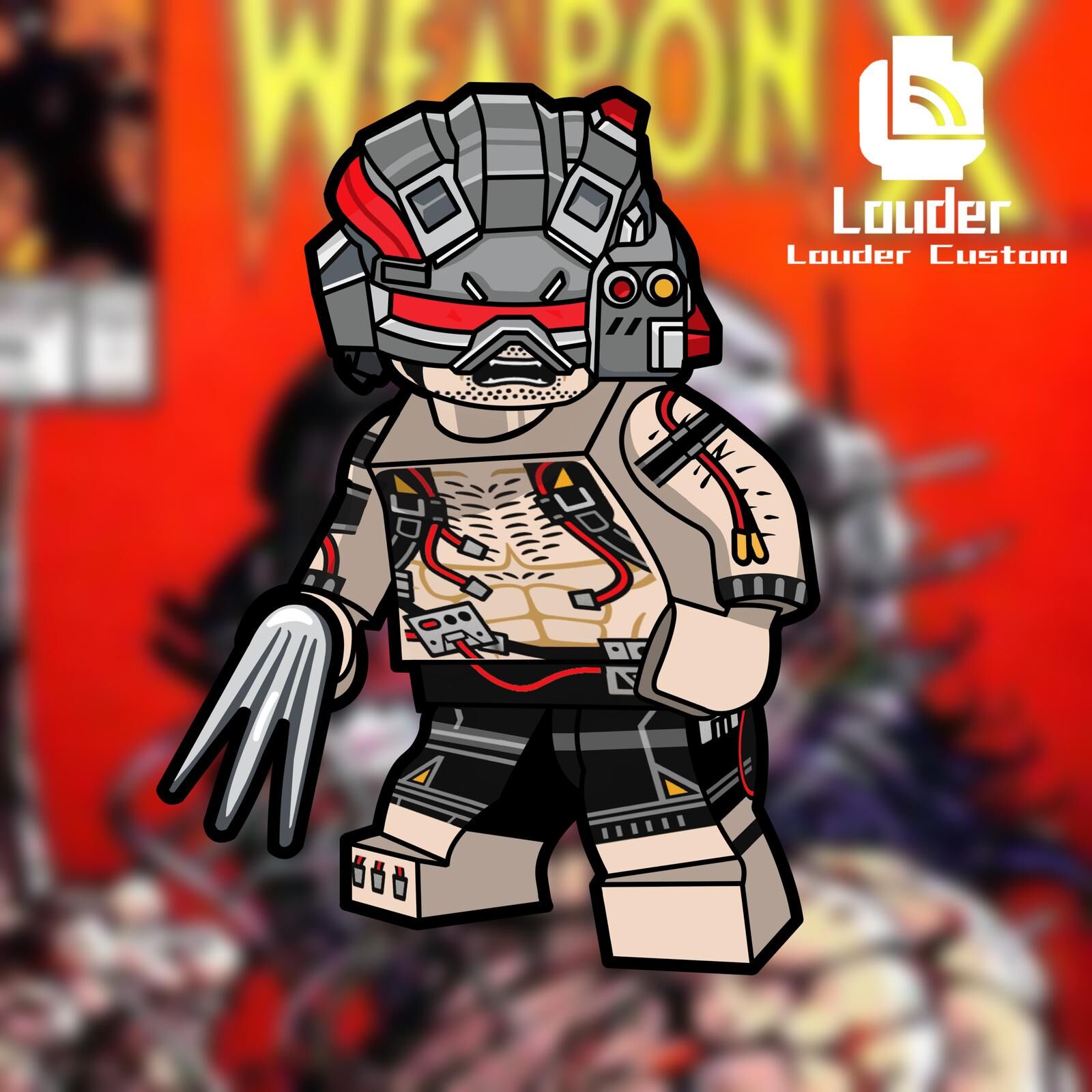 【Louder Custom】金鋼狼——X武器版