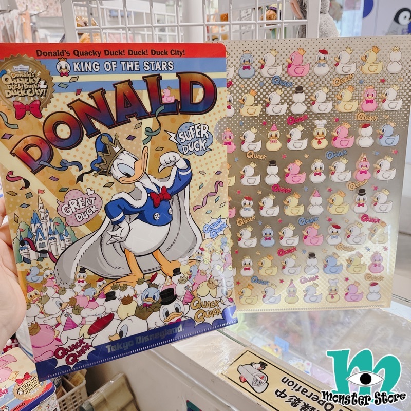 唐老鴨單層A4 File連3層A5 File (2入)