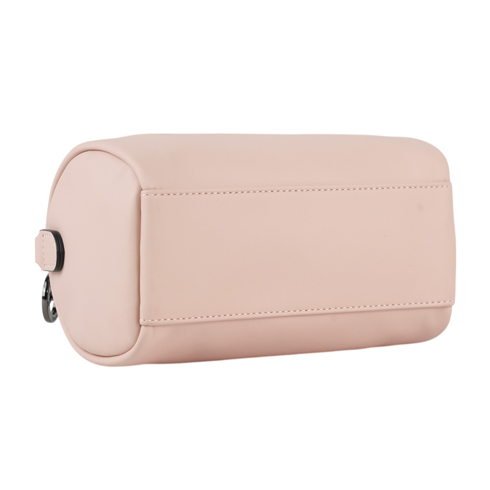 【LONGCHAMP】Le Pliage Xtra XS 小牛皮圓筒斜背包(裸粉色) 10255 987 542
