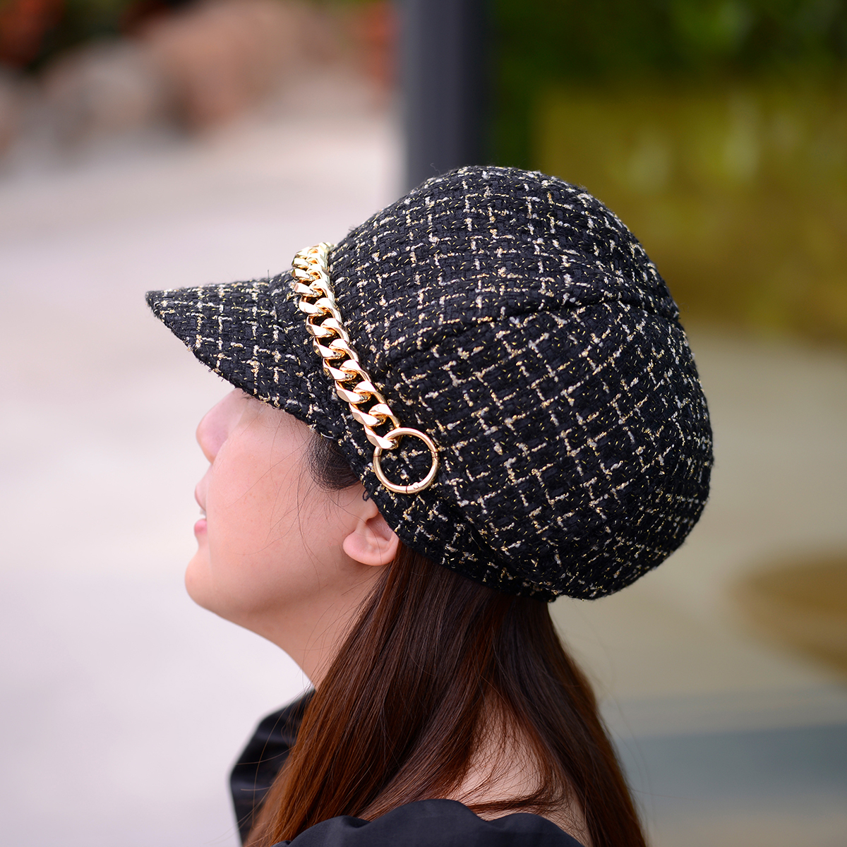 小香風毛尼布料(一尺)【贈小香都會帽紙型】