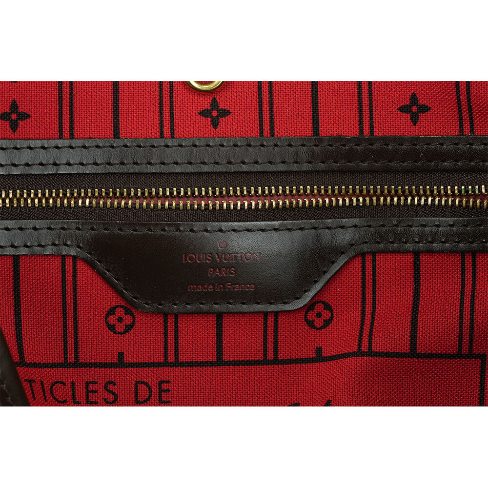 【Louis Vuitton / LV】棋盤格 Neverfull MM 中號購物包 SA0112