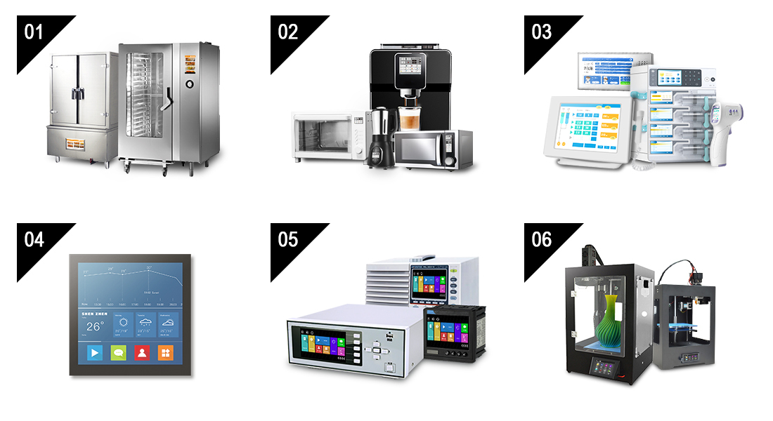 5吋 USART HMI 觸控液晶螢幕模組,應用