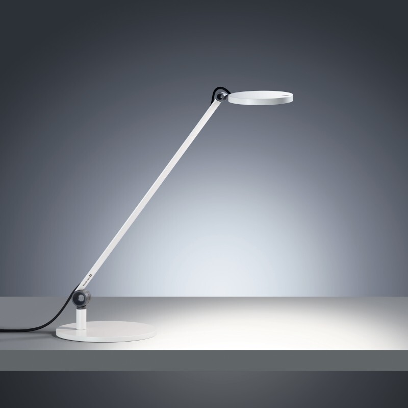 ⭐️Waldmann - PARA.MI 圓形單臂檯燈 連圓形底座 (白色)