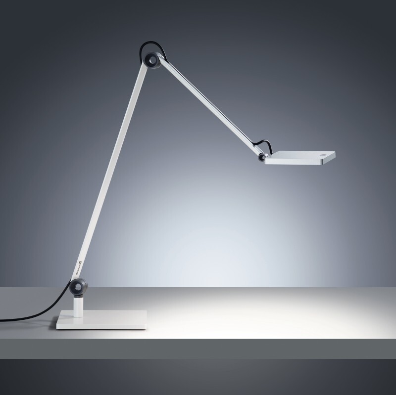 ⭐️Waldmann - PARA.MI 方形雙臂檯燈 連方形底座 (白色)