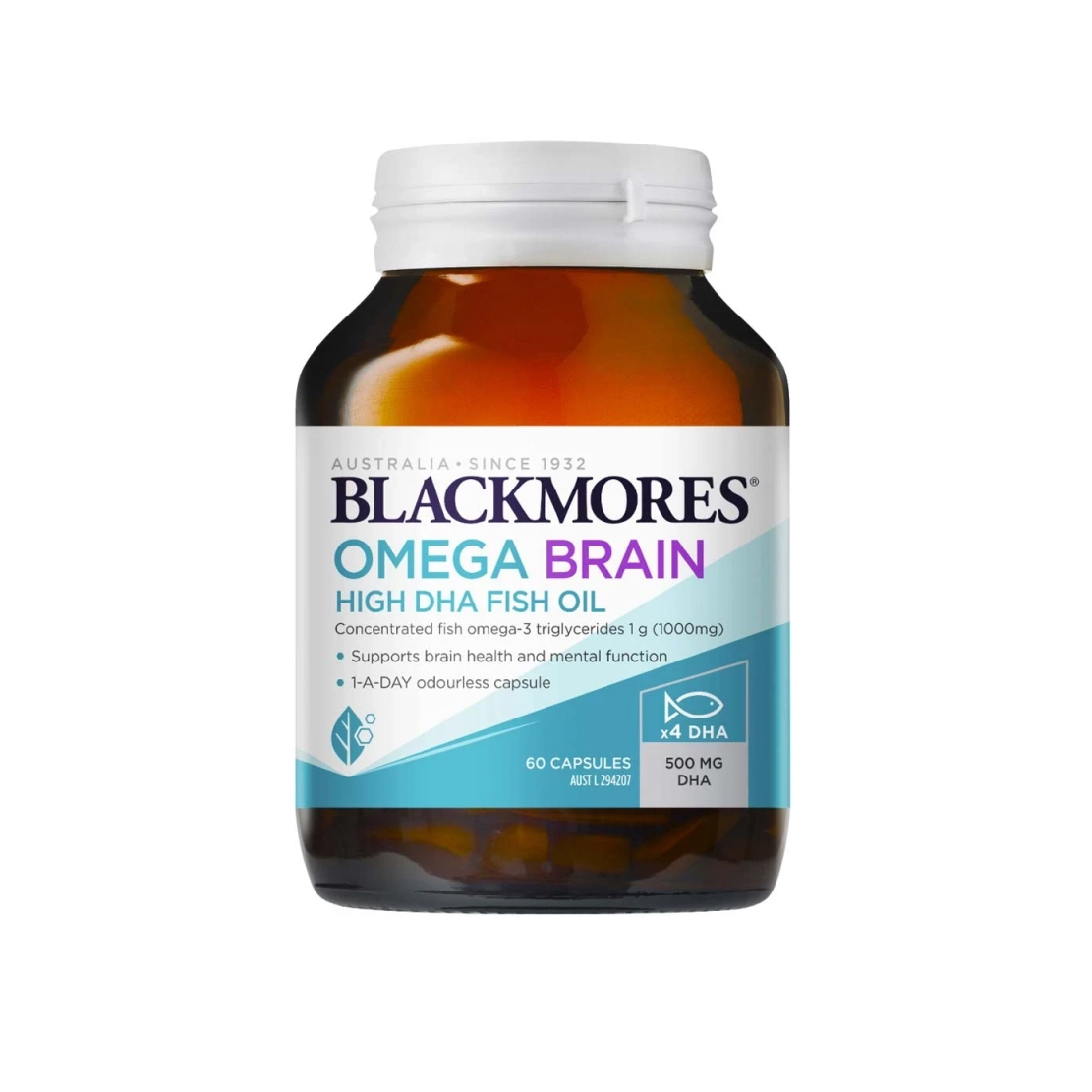 BLACKMORES Omega Brain 60s (parallel import)