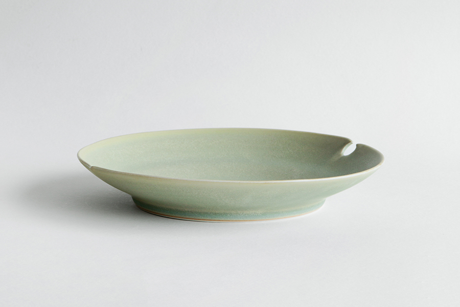 杉原万理江 - 葉形8寸皿