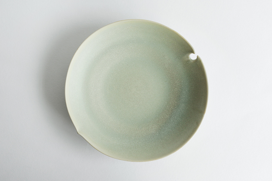 杉原万理江 - 葉形8寸皿