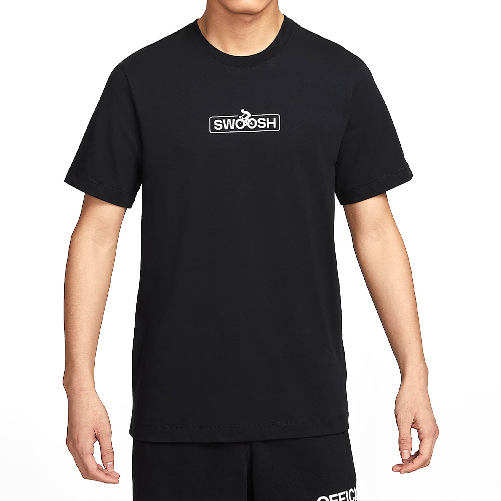 Nike Tee Club SSNL 2 SU25 男款 黑色 圓領 運動 休閒 印花 上衣 短袖 HJ0731-010