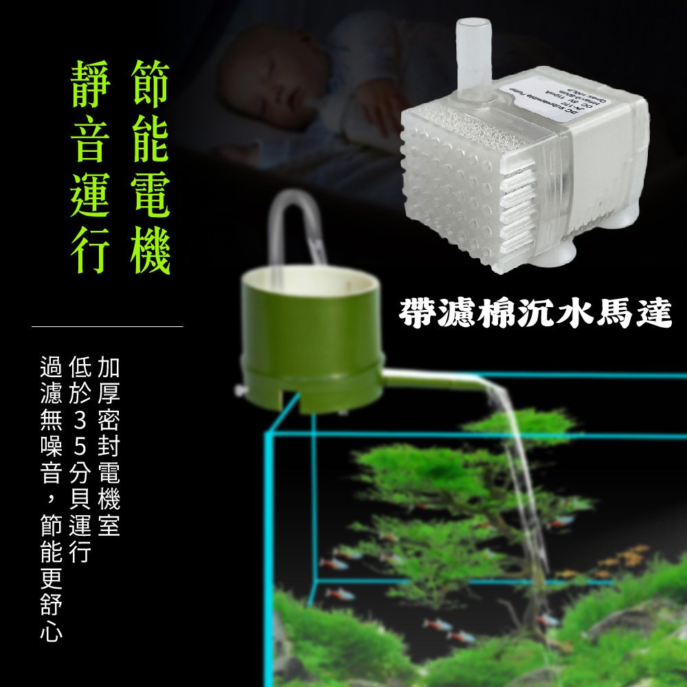 內置加厚密封電機室，運行噪音低於35分貝，節能又靜音