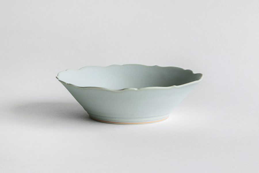 杉原万理江 - 17.5cm稜花平中缽