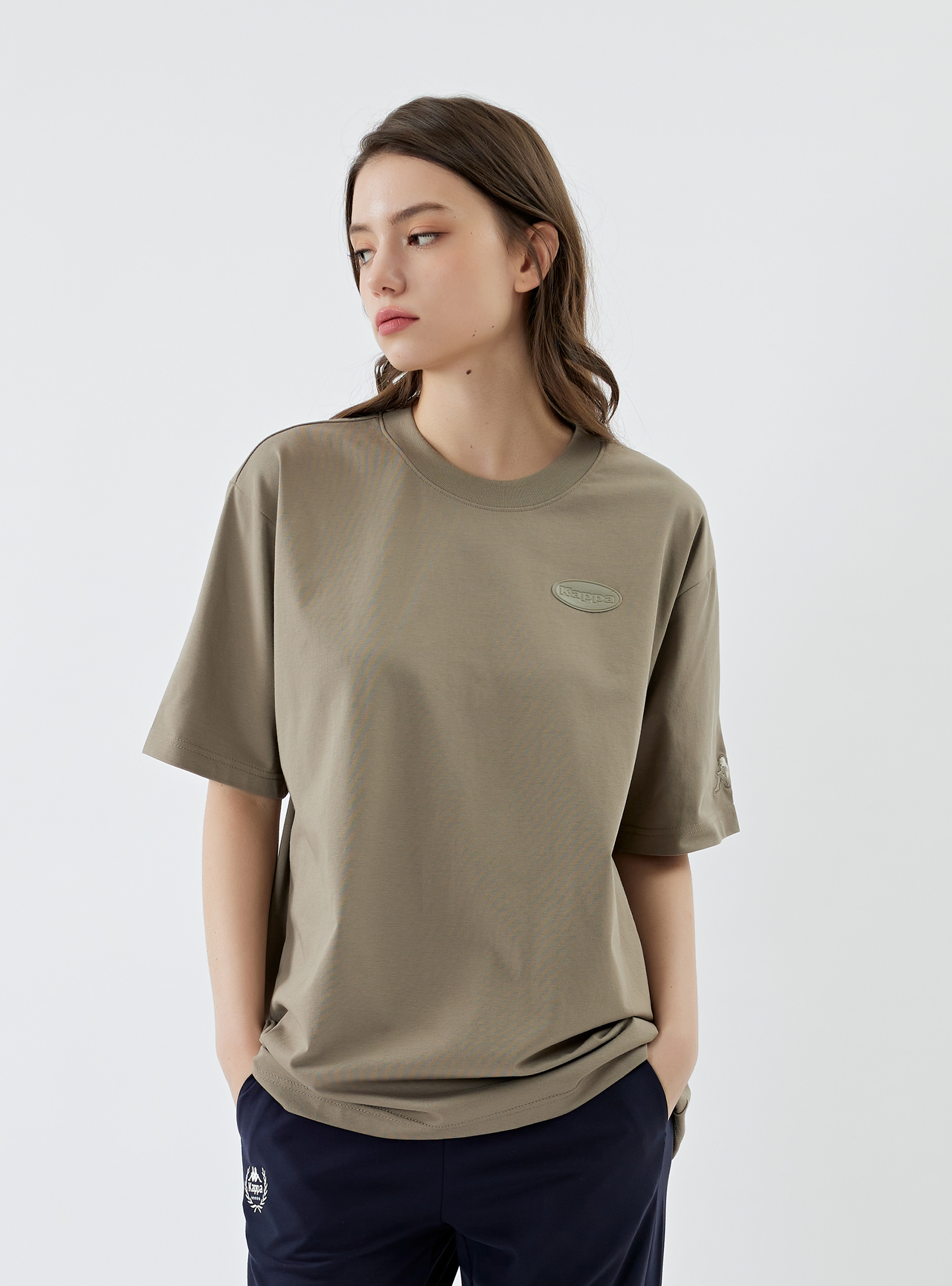 男女適穿 涼感寬鬆圓領T-Shirt