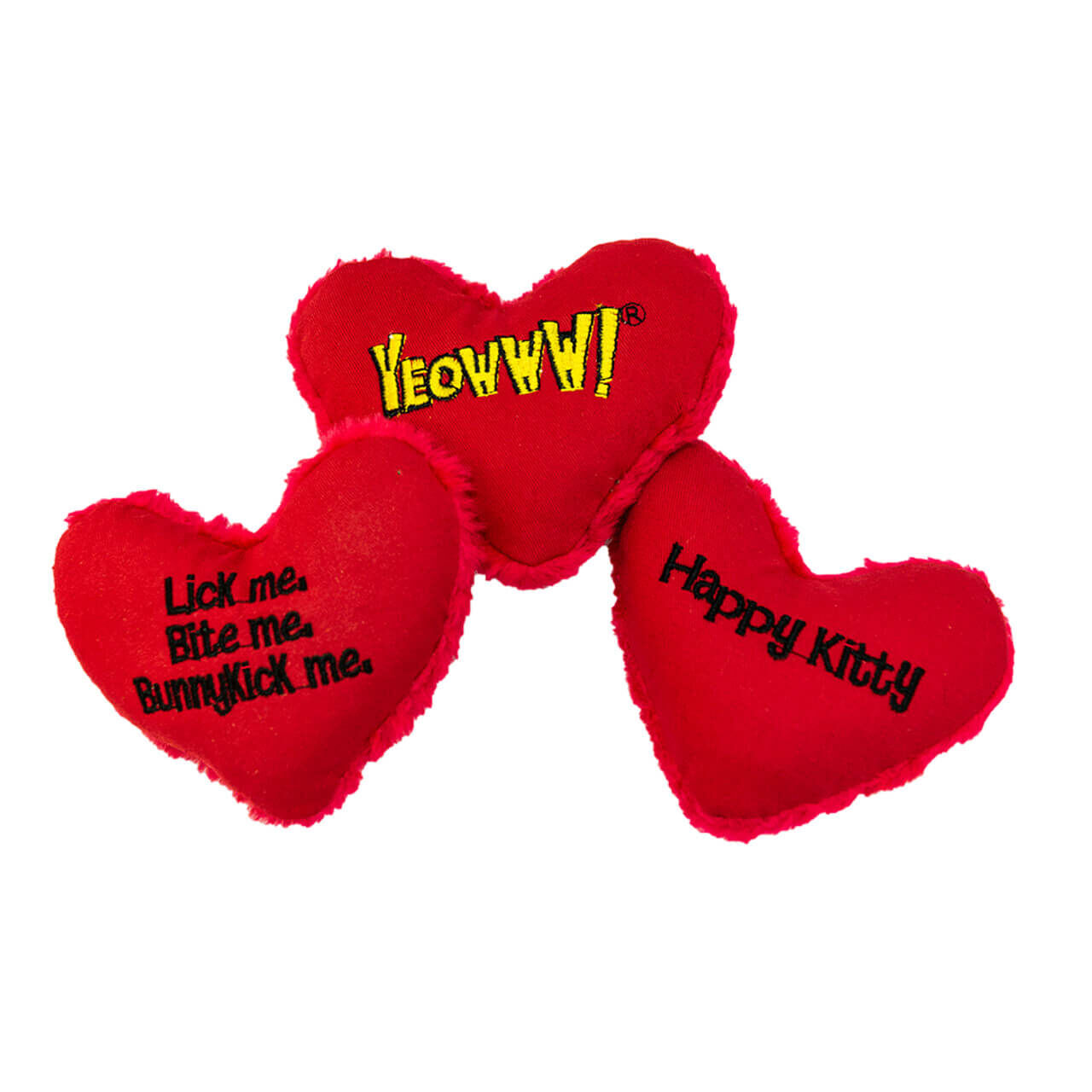 愛心-貓草玩具-美國瘋狂貓 Yeowww!