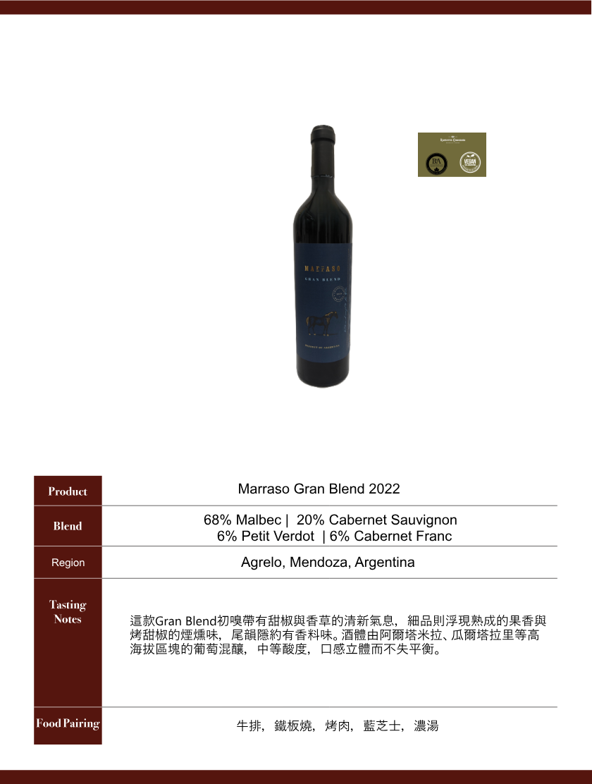 Marraso Gran Blend 2022