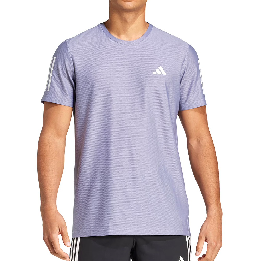Adidas OTR B Tee 男款 紫色 三葉草 愛迪達 吸濕 排汗 圓領 運動 上衣 短袖 JC9796