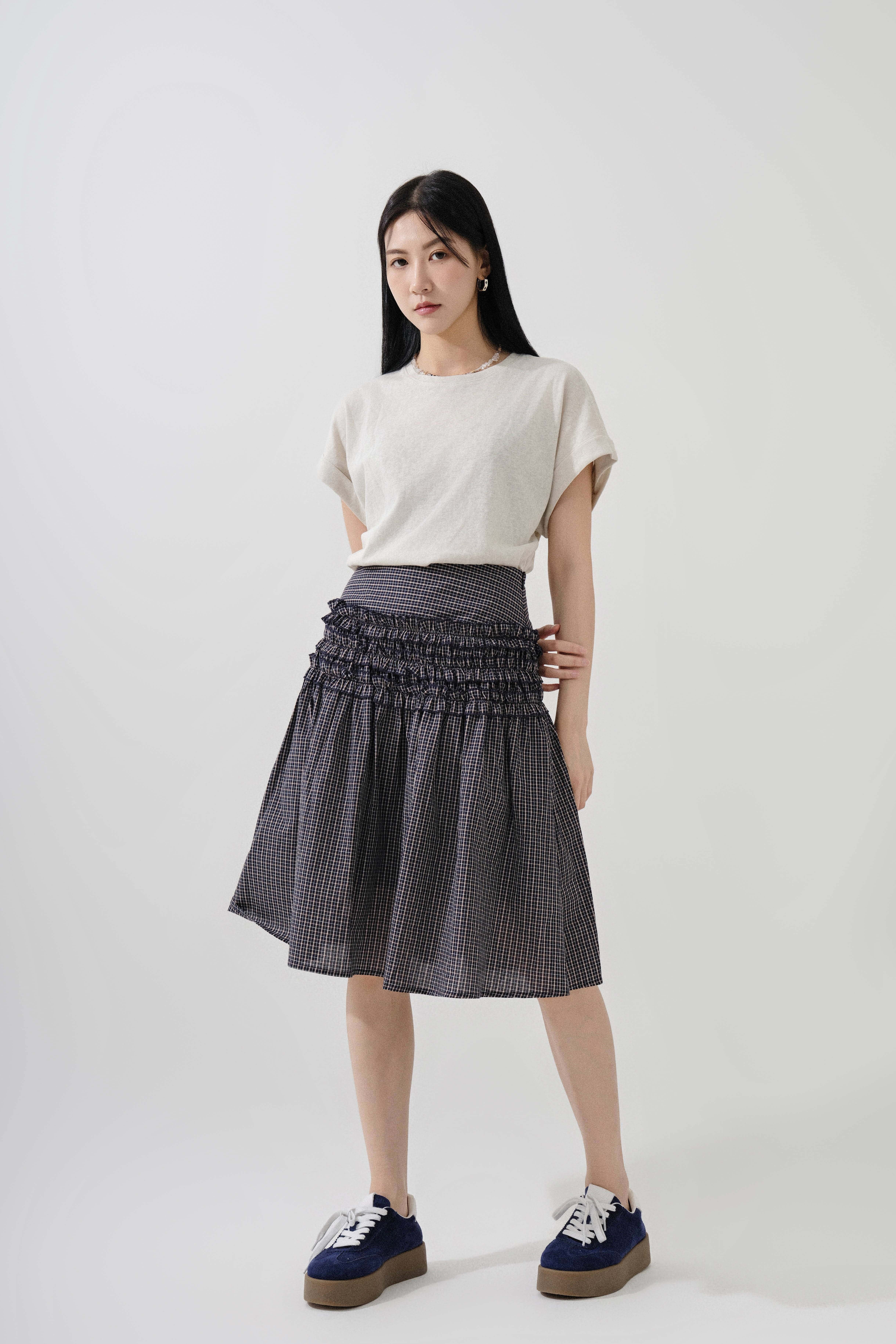 蝙蝠袖軟薄棉tee (現貨款式）