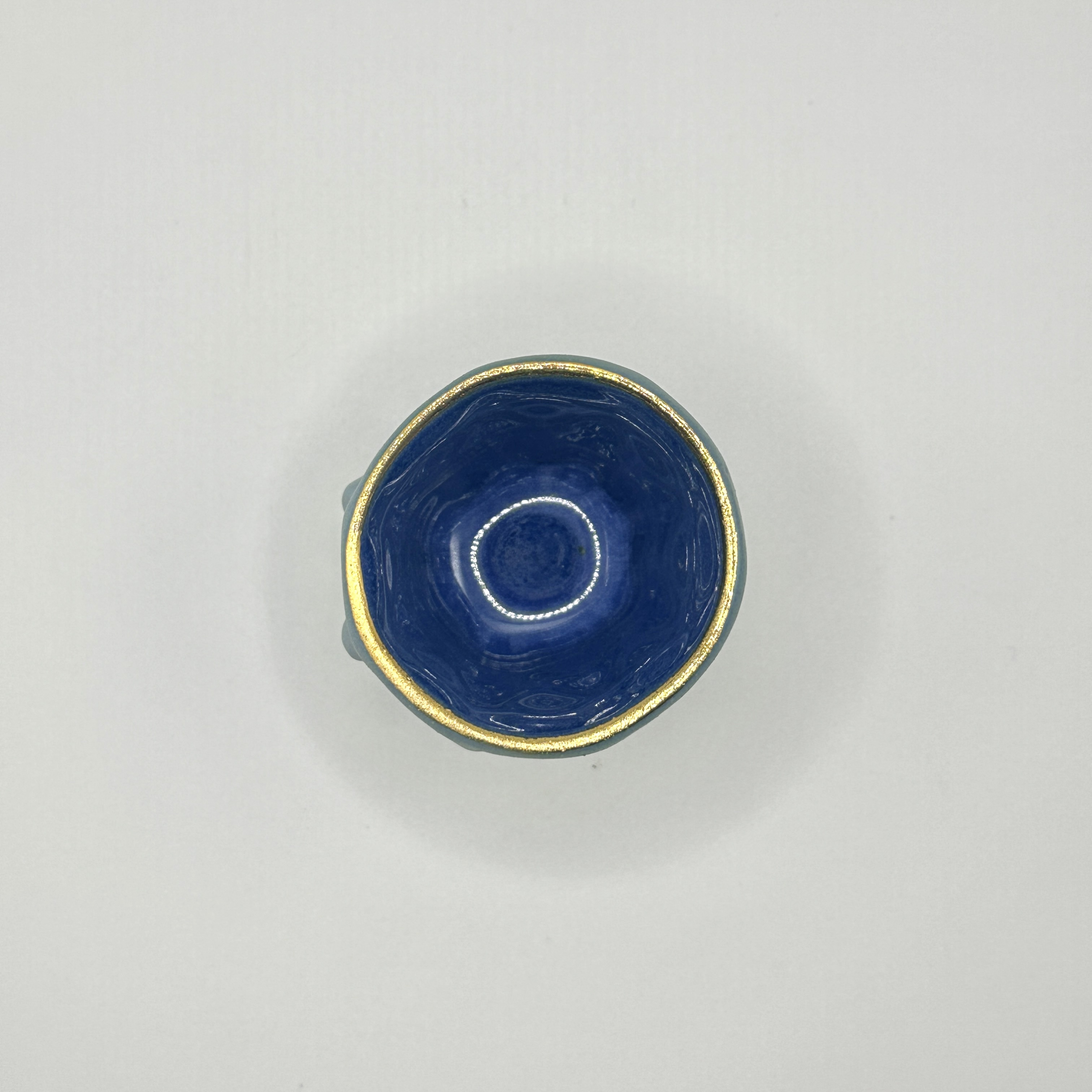 今村能章 - 陶藝人臉靛裏濃縮杯（20250409-06）