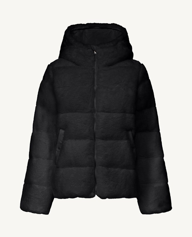 【JOTT】MON連帽羽絨外套(黑)