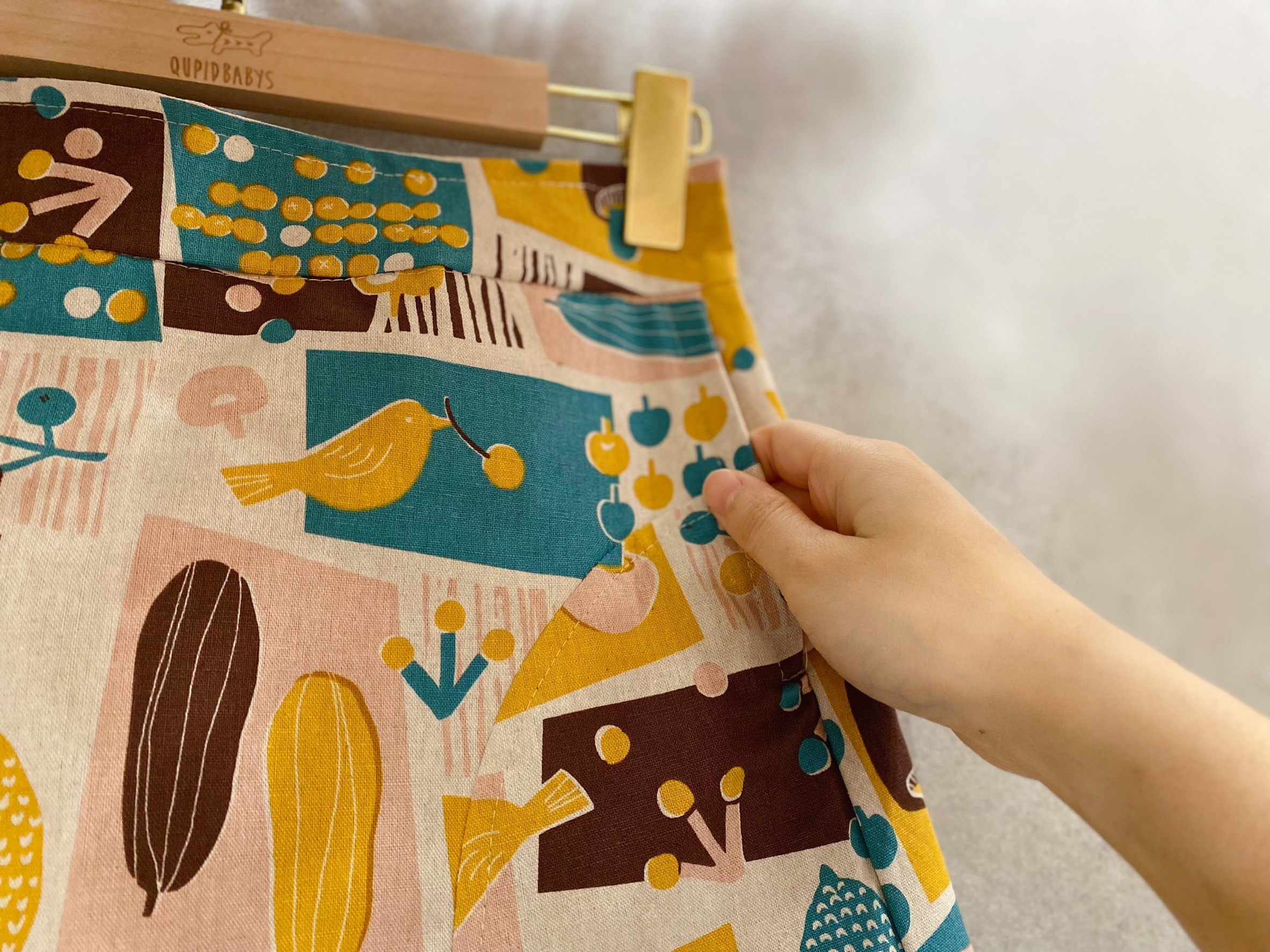 蔬果攤 媽咪連褲短裙(S)