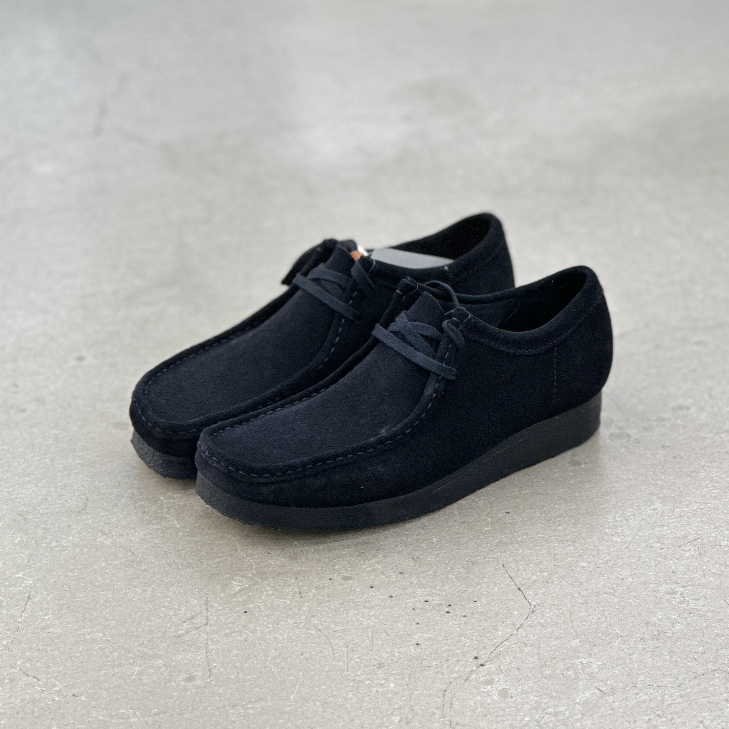 Clarks Original Wallabee - Black Suede | 261555197