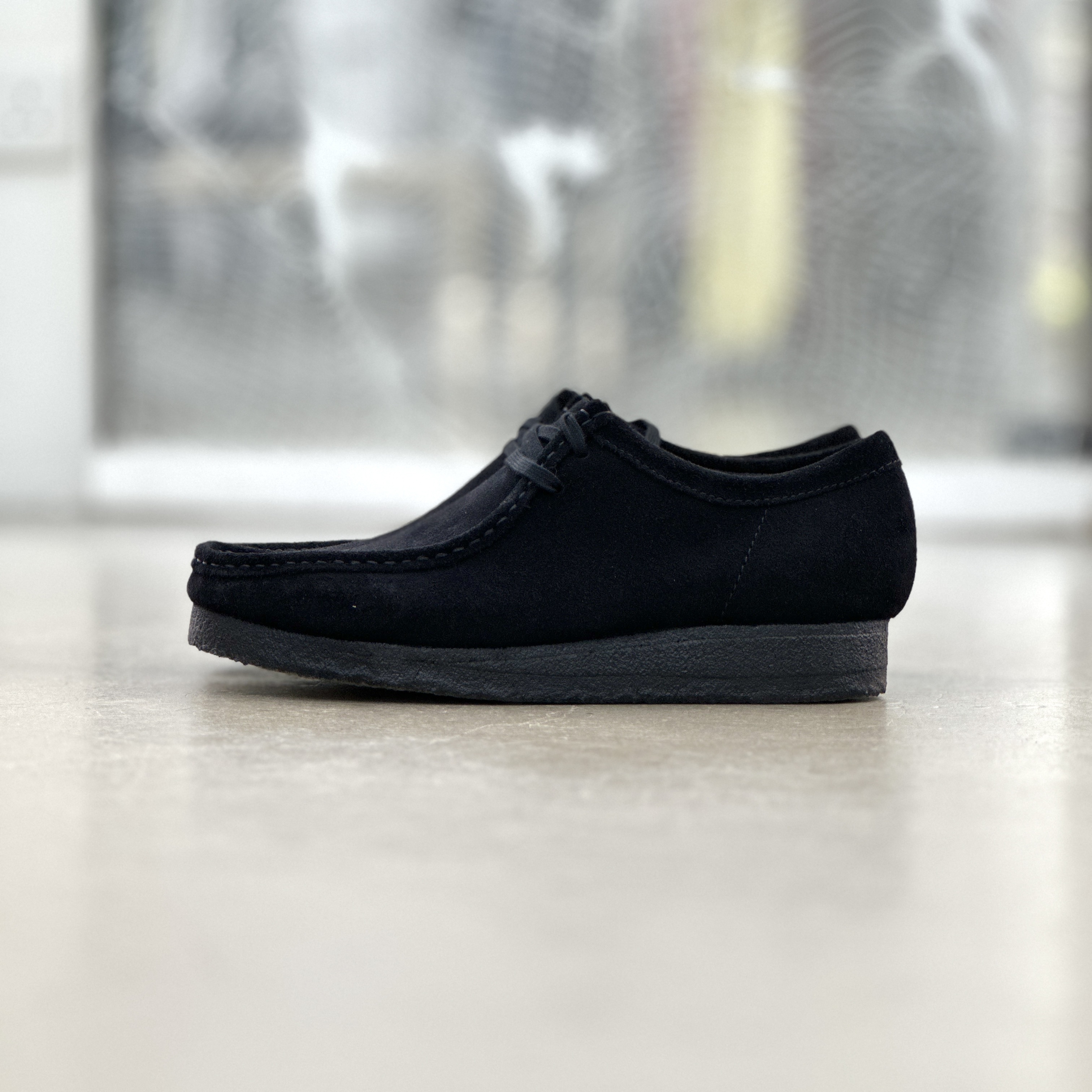 Clarks Original Wallabee - Black Suede | 261555197