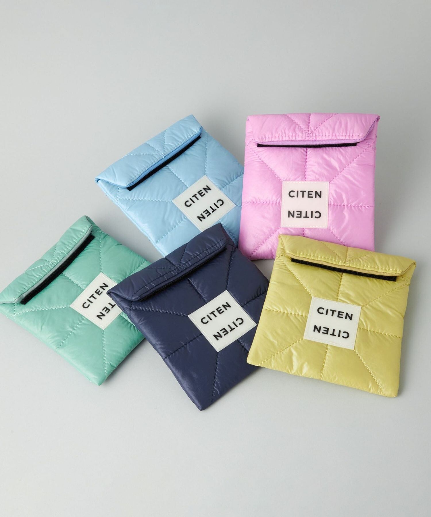 預購┃日本 CITEN 彩色 絎縫 收納 小包 小物收納 手拿包