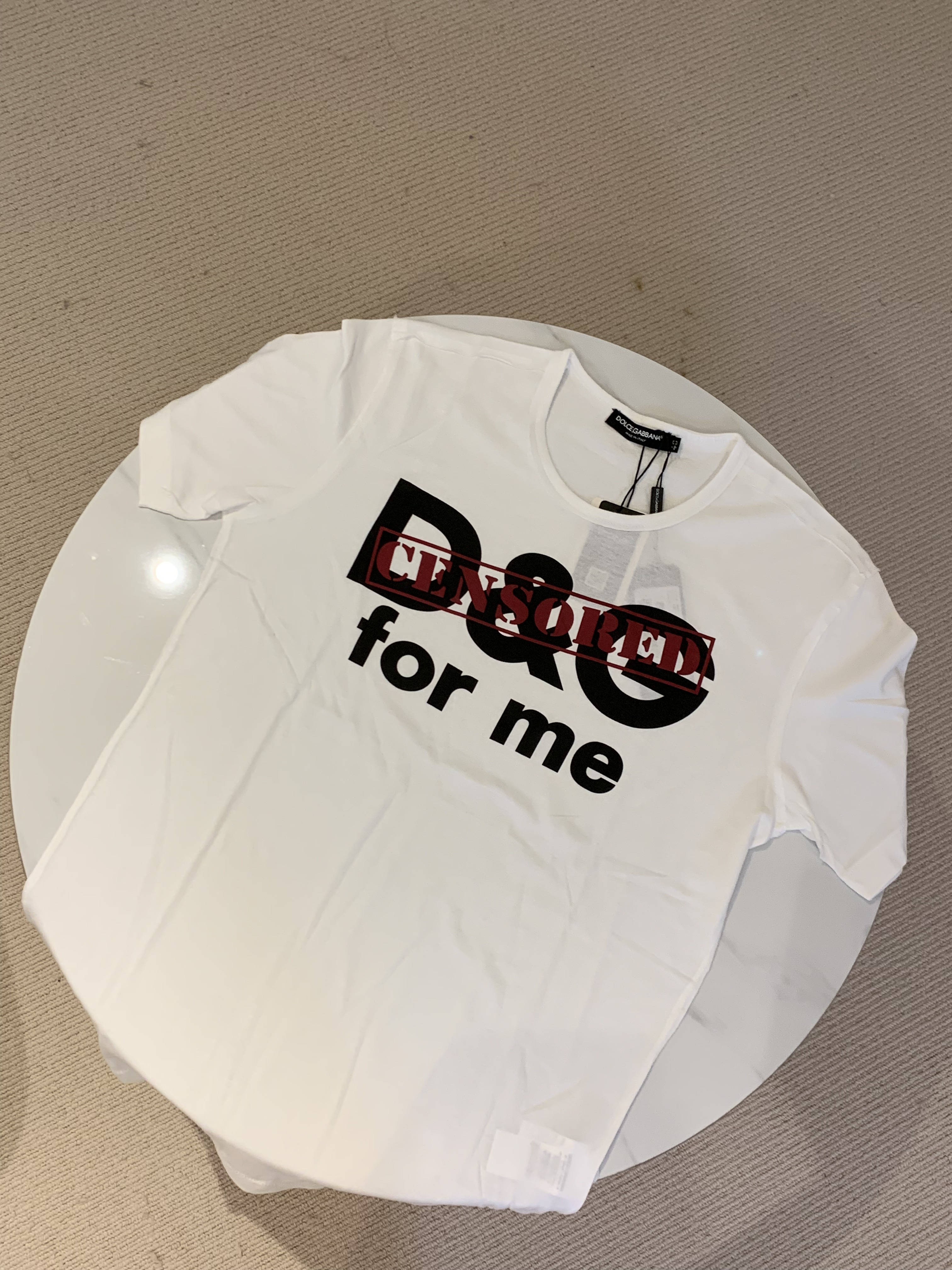 D&G DSquared 短袖圓領T-shirt 白色