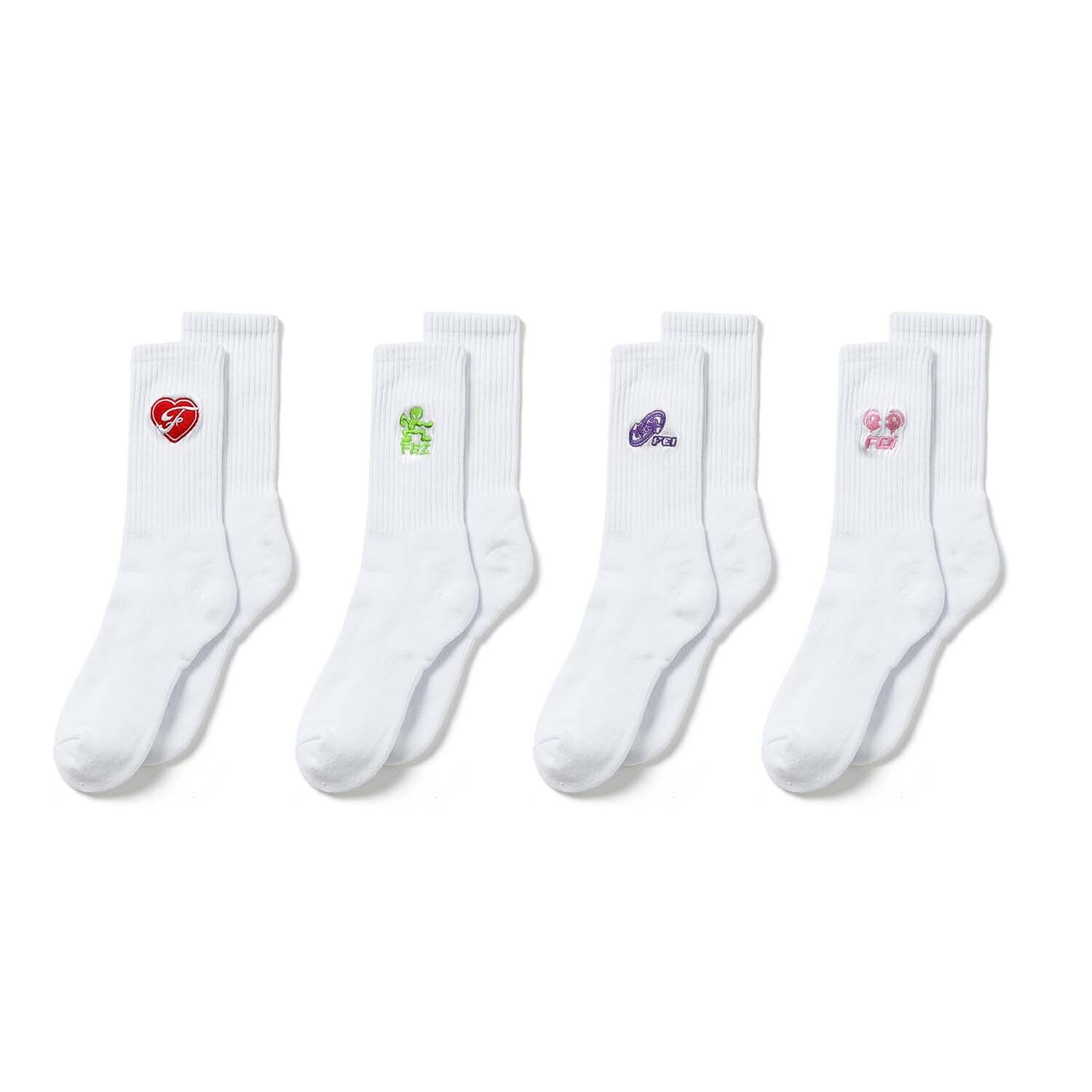FEISTY ASTRO BOPS SOCKS 圖像電繡長襪 FS-SK-39 40 41 42 [台灣現貨]