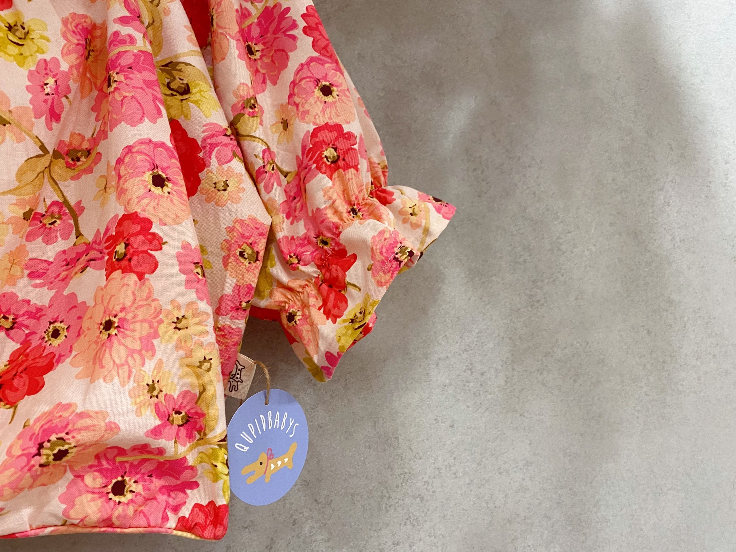 粉黃花卉 媽咪茉莉上衣