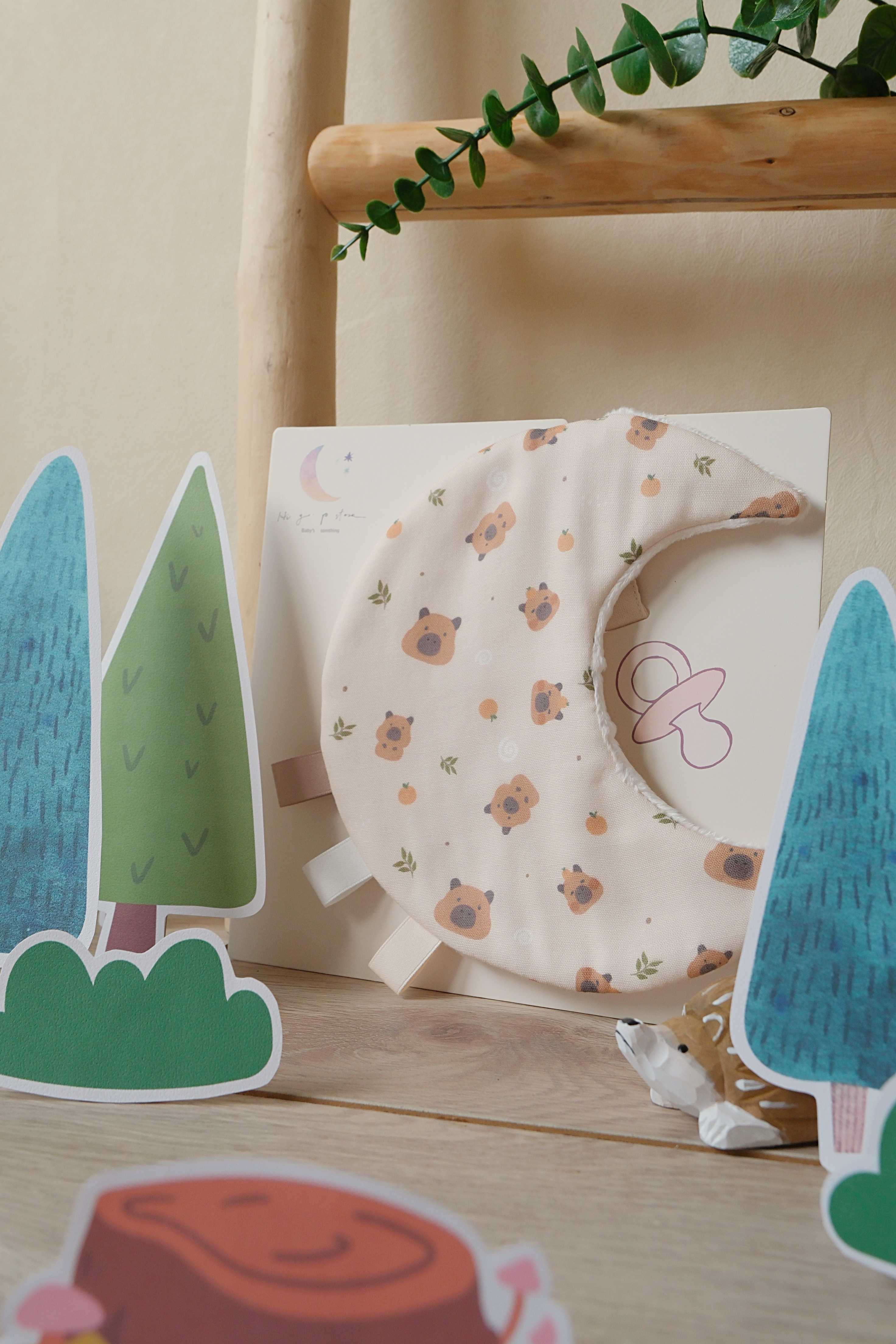 Hi Y.P store-獨家設計款-月光安撫巾-卡皮巴拉