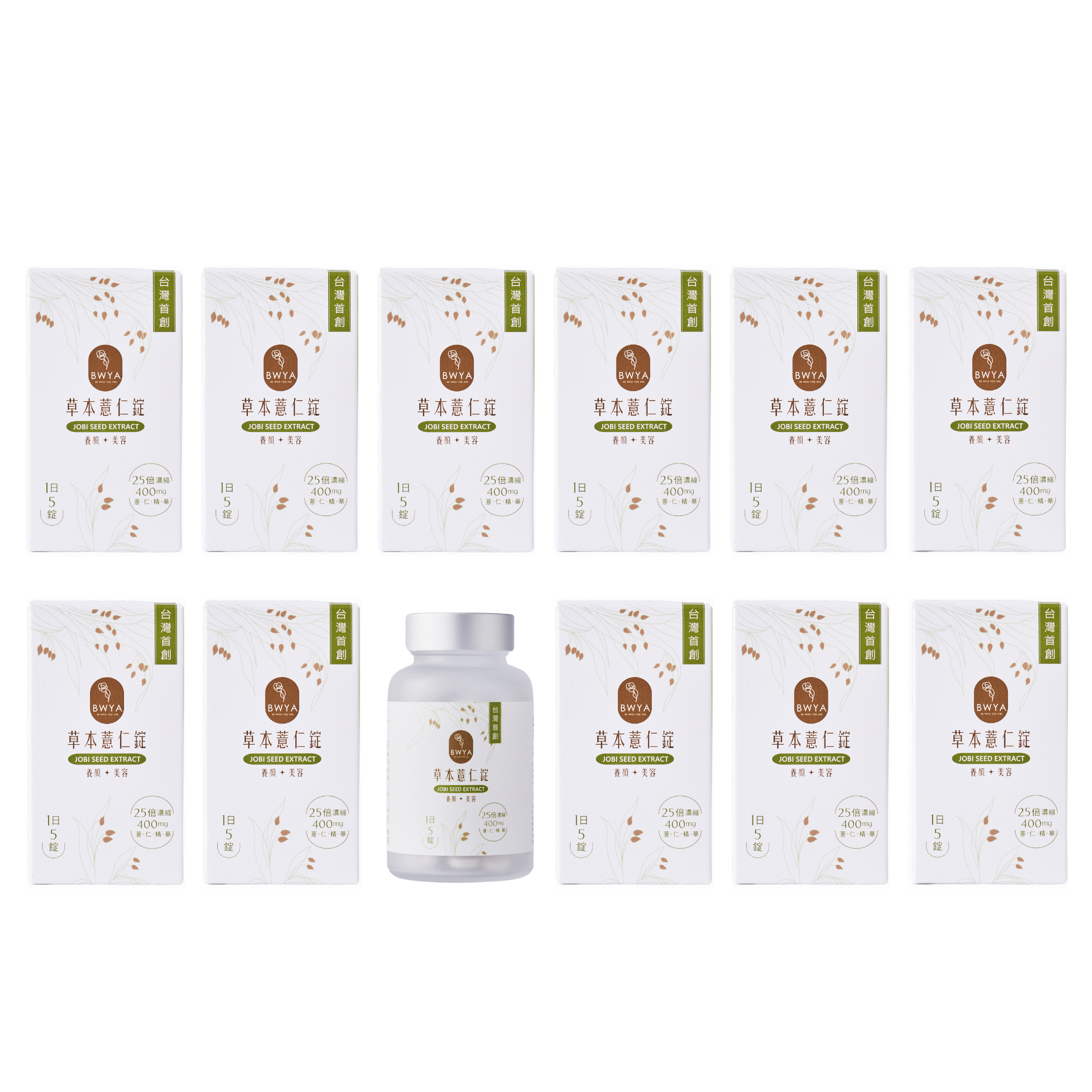 BWYA 草本薏仁錠 一年份超值組