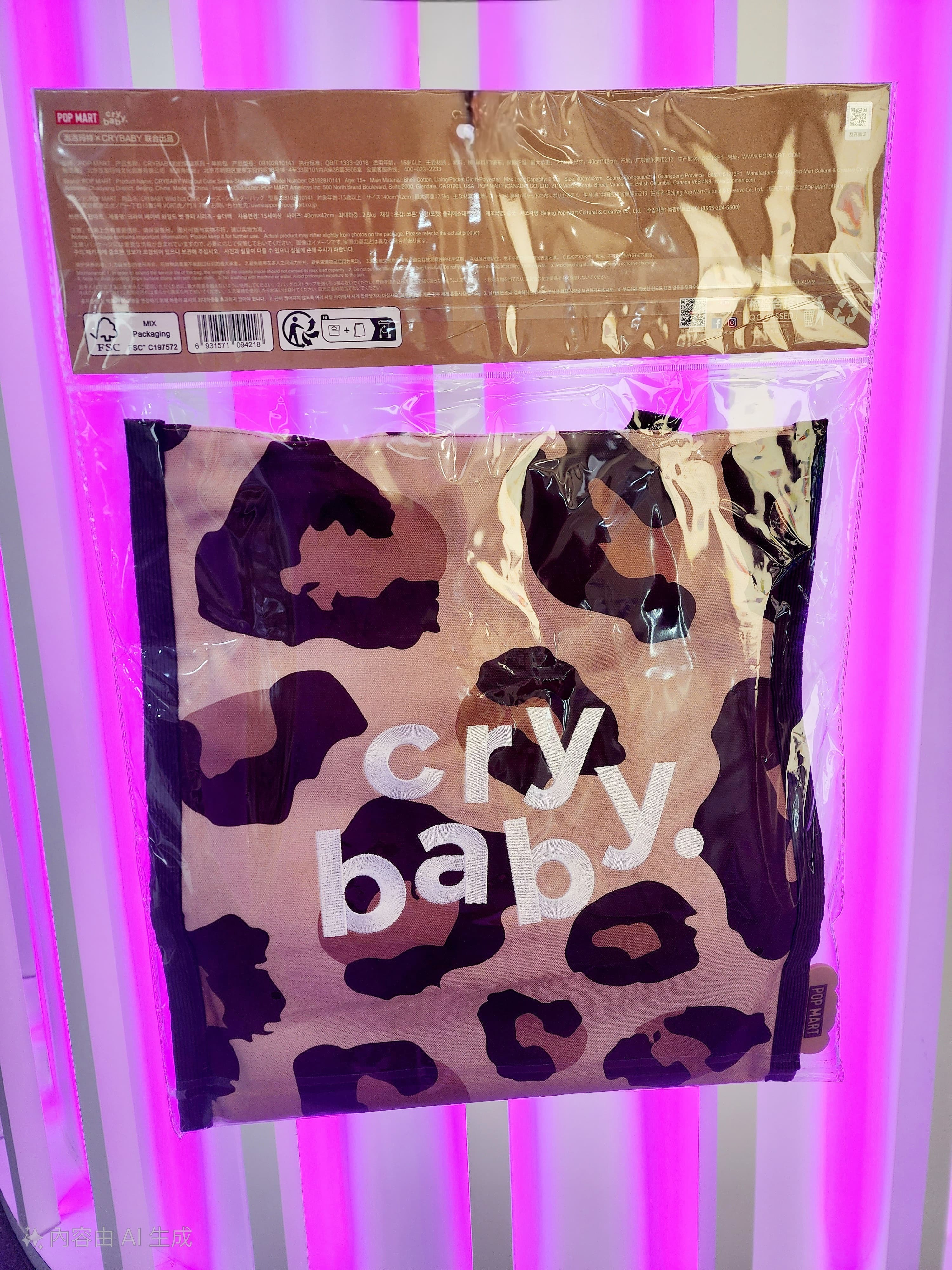 POPMART Crybaby wild but cutie shoulder bug    ( POPMART )