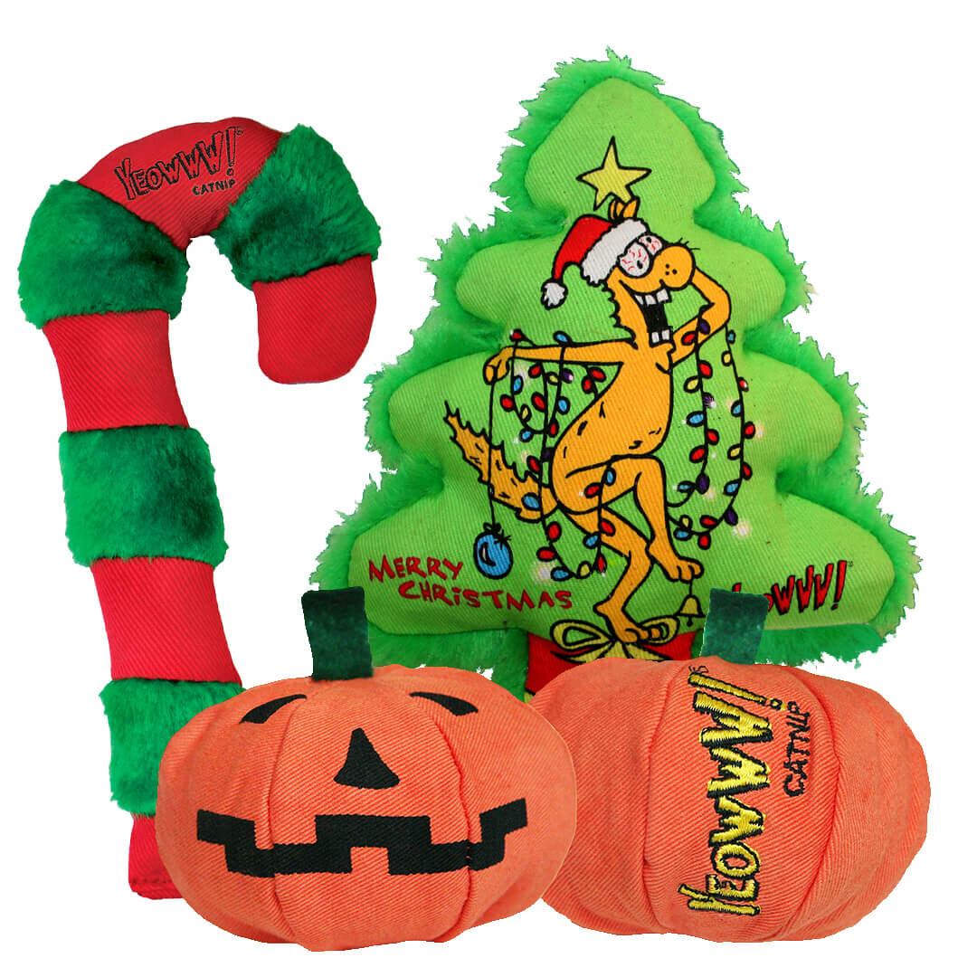 節慶貓草玩具 | Yeowww 美國瘋狂貓