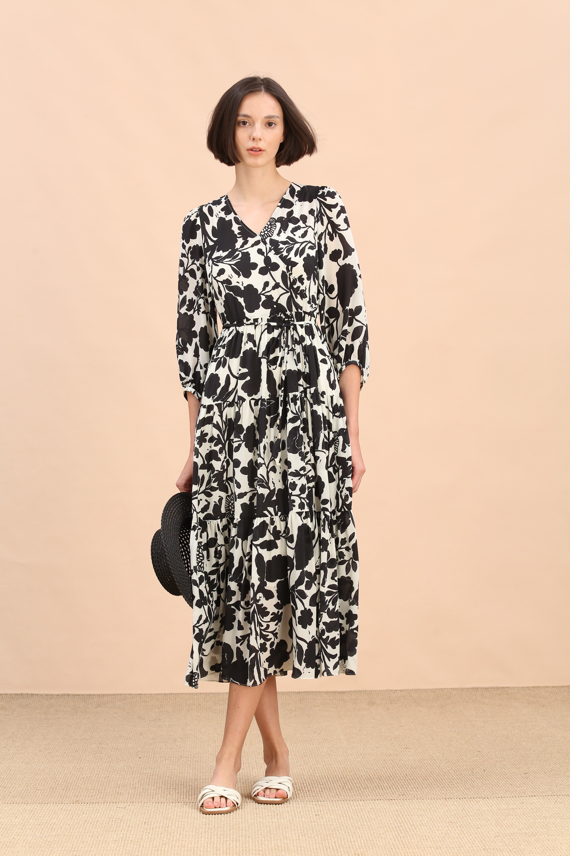 BE10112E1 盛夏剪影長洋 (附綁帶)