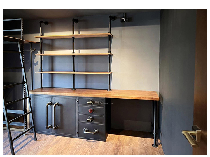 最酷最潮的私人工作間 訂製你的水管書桌!