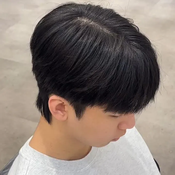 Subtle Layered Fringe with Wolf Tail / Evan’s Work