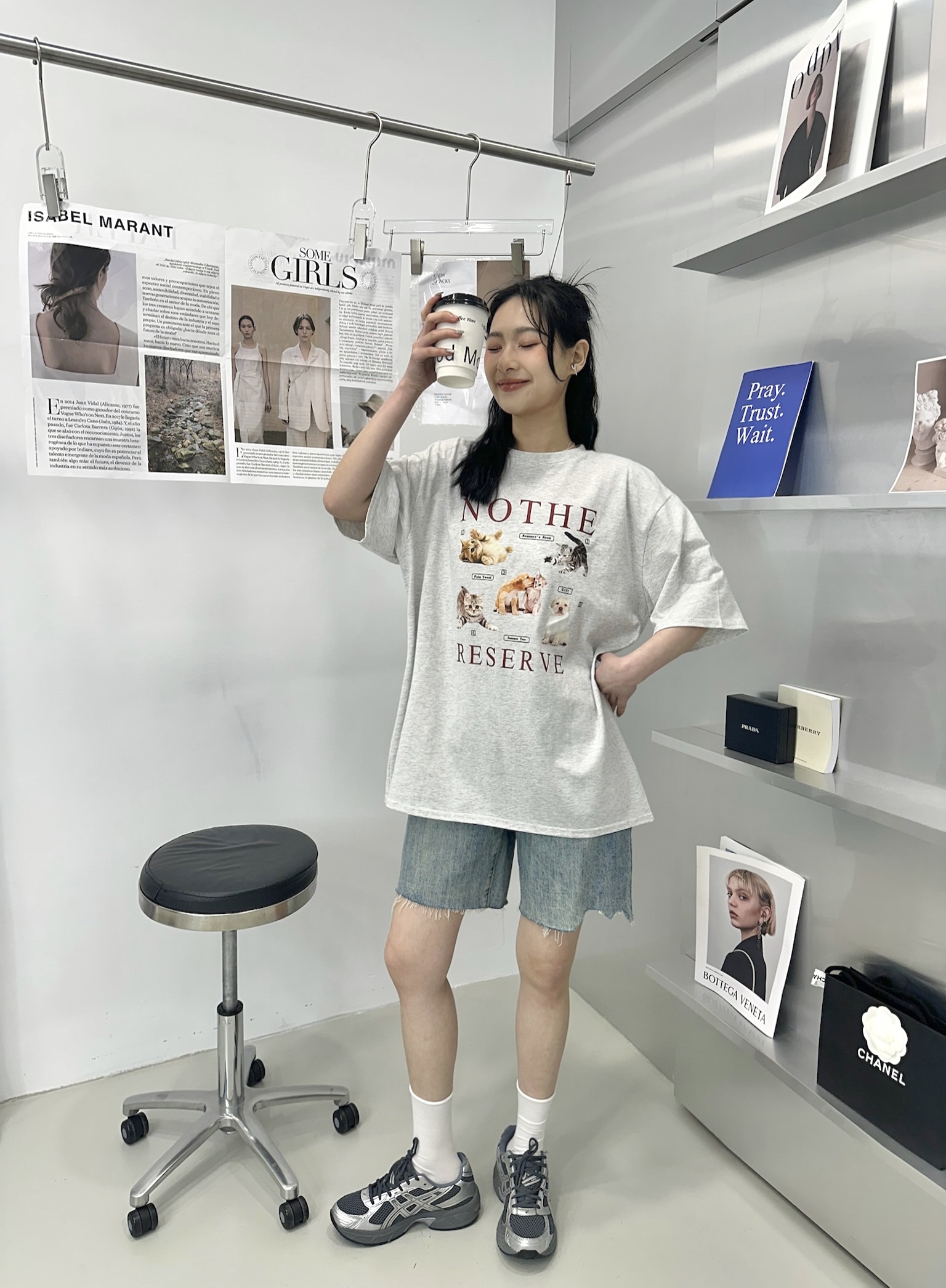 一起可可愛愛oversized 踢