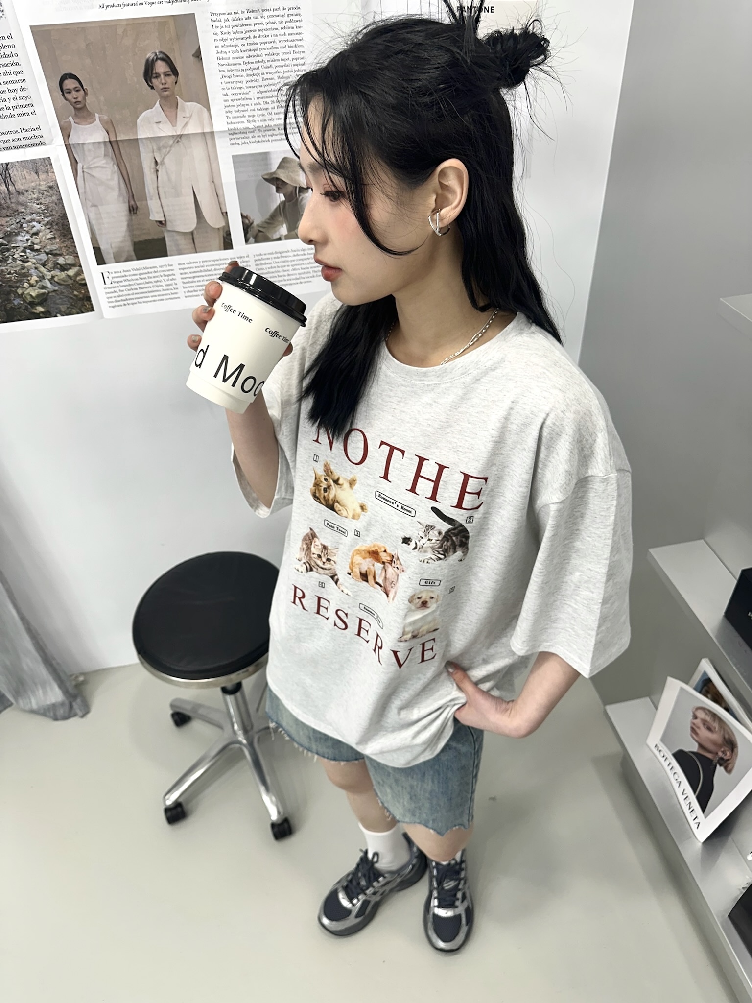 一起可可愛愛oversized 踢