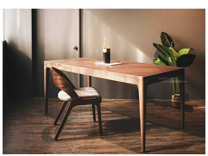 拓家全實木桌款《永恆》。成為你獨有的雋永