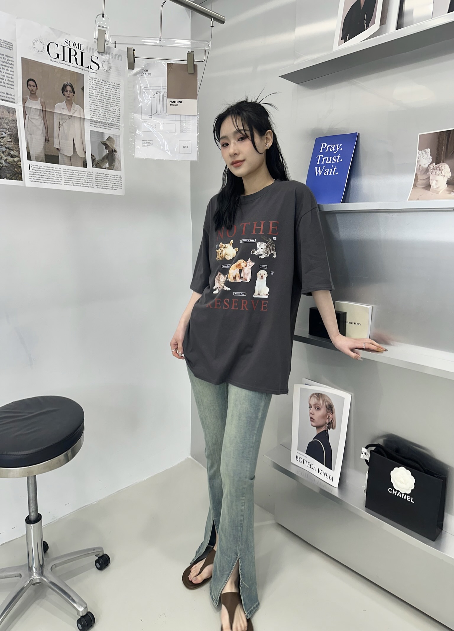 一起可可愛愛oversized 踢