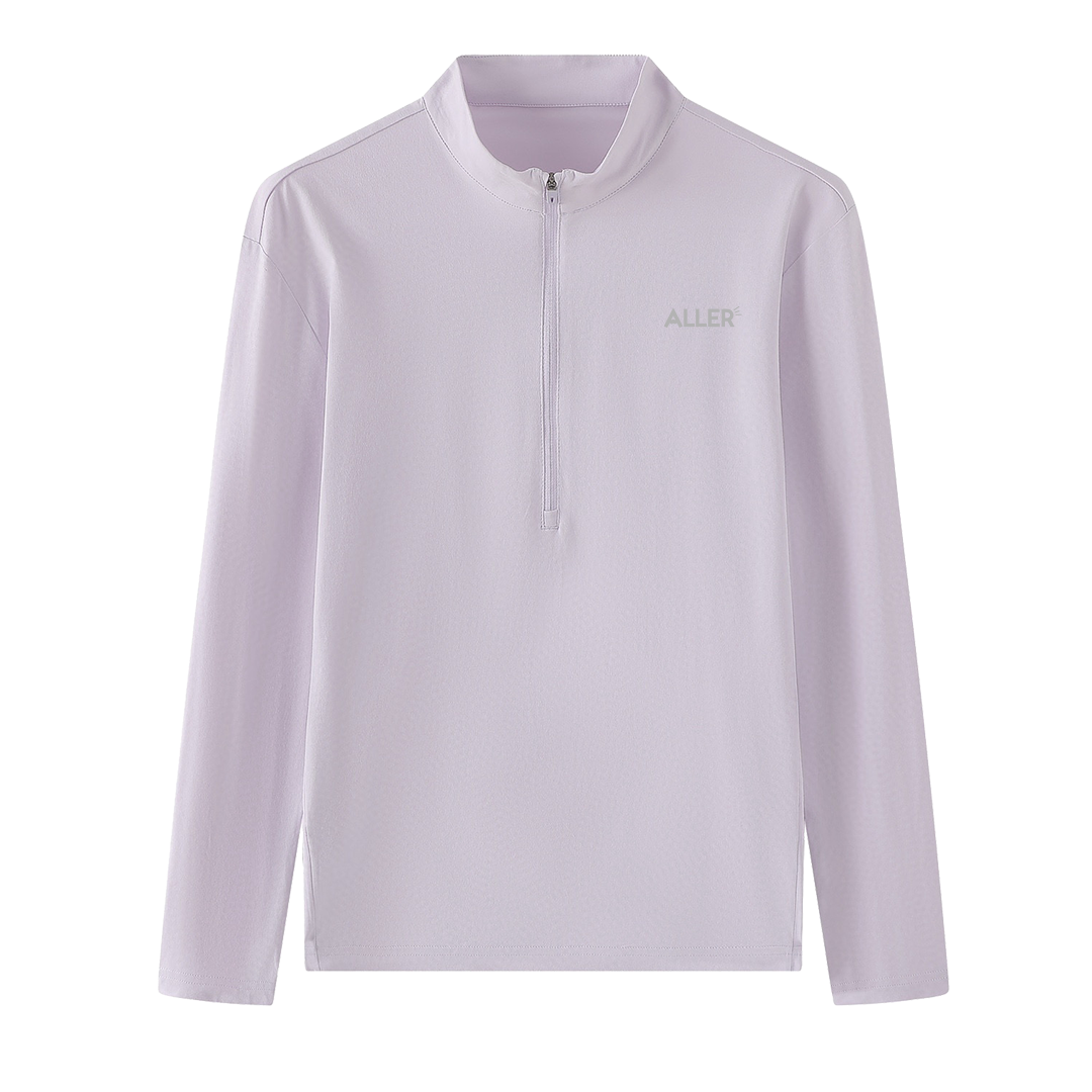 ALLER 仿棉感四面彈長袖衣 女款 (2色) 11AL9529B