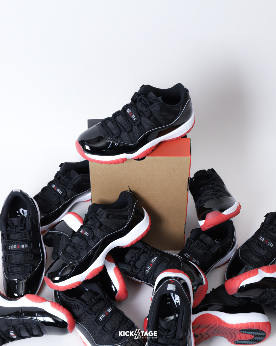 <特價商品不退換> NIKE AIR JORDAN 11 LOW BRED 黑紅 低筒 籃球鞋【FV5104-006】AJ11LOW