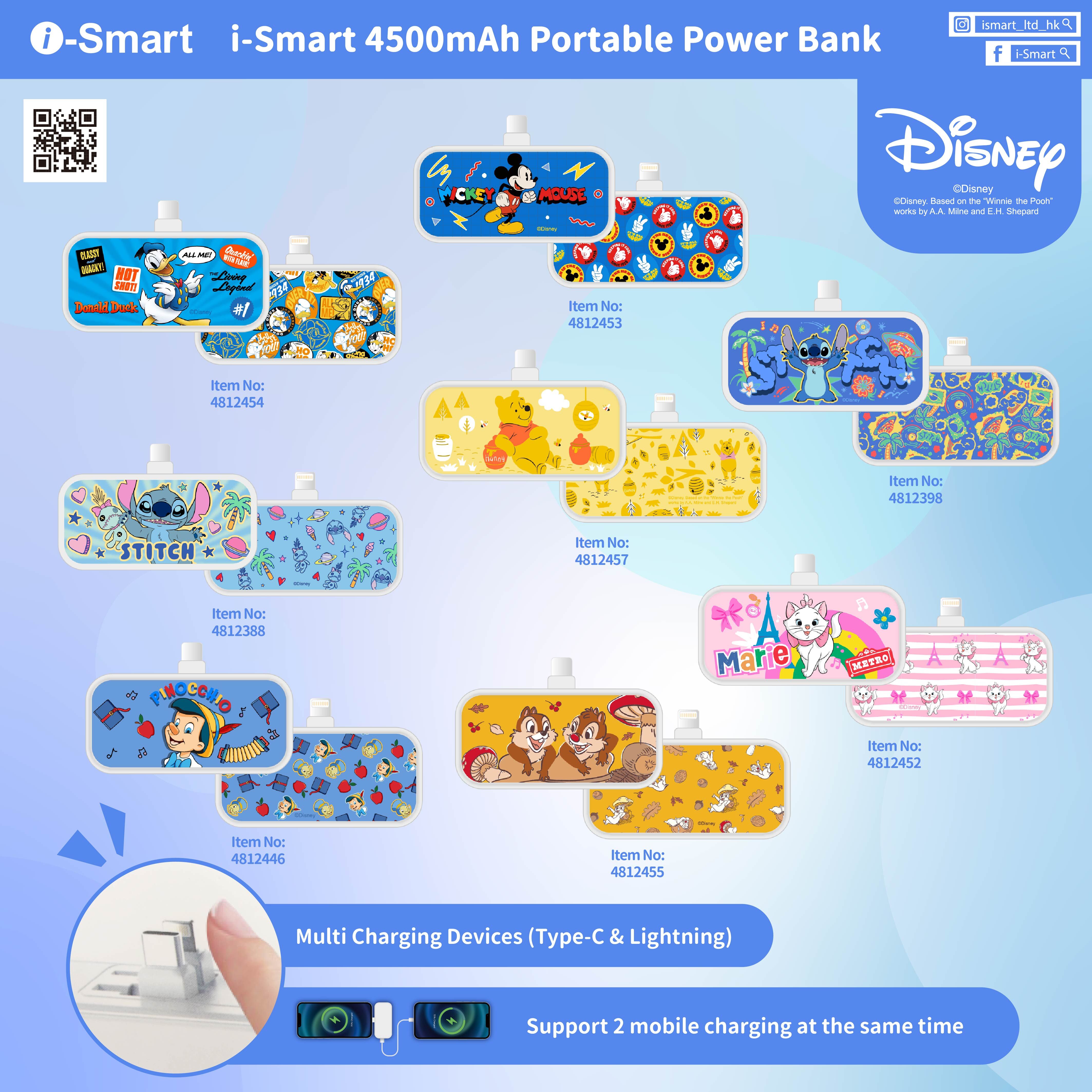 i-Smart 4500mAh Portable Power Bank