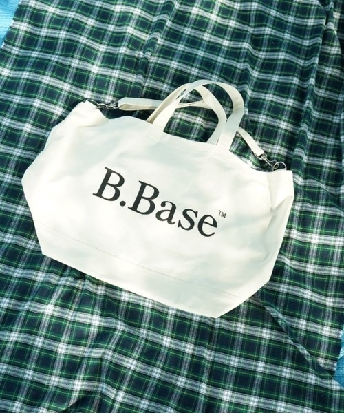 BROKEN BASE / 2way B.Base big tote bag
