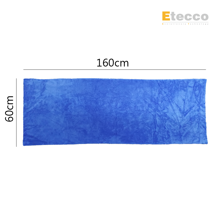 ETECCO 藍色珊瑚絨吸水抹布(60 x 160cm)