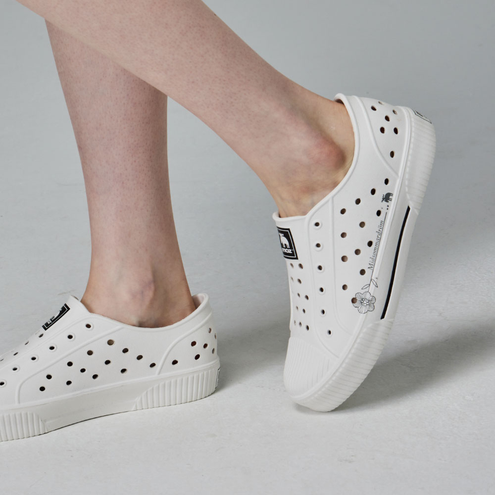 【Tattoo悄悄話系列】moz 瑞典 駝鹿 雙色洞洞餅乾水鞋 (仲夏之夢)-附鞋扣