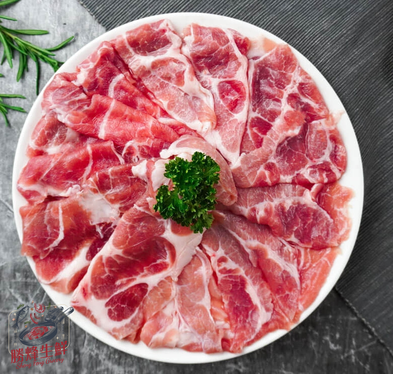 台灣黑豬梅花火鍋肉片200g