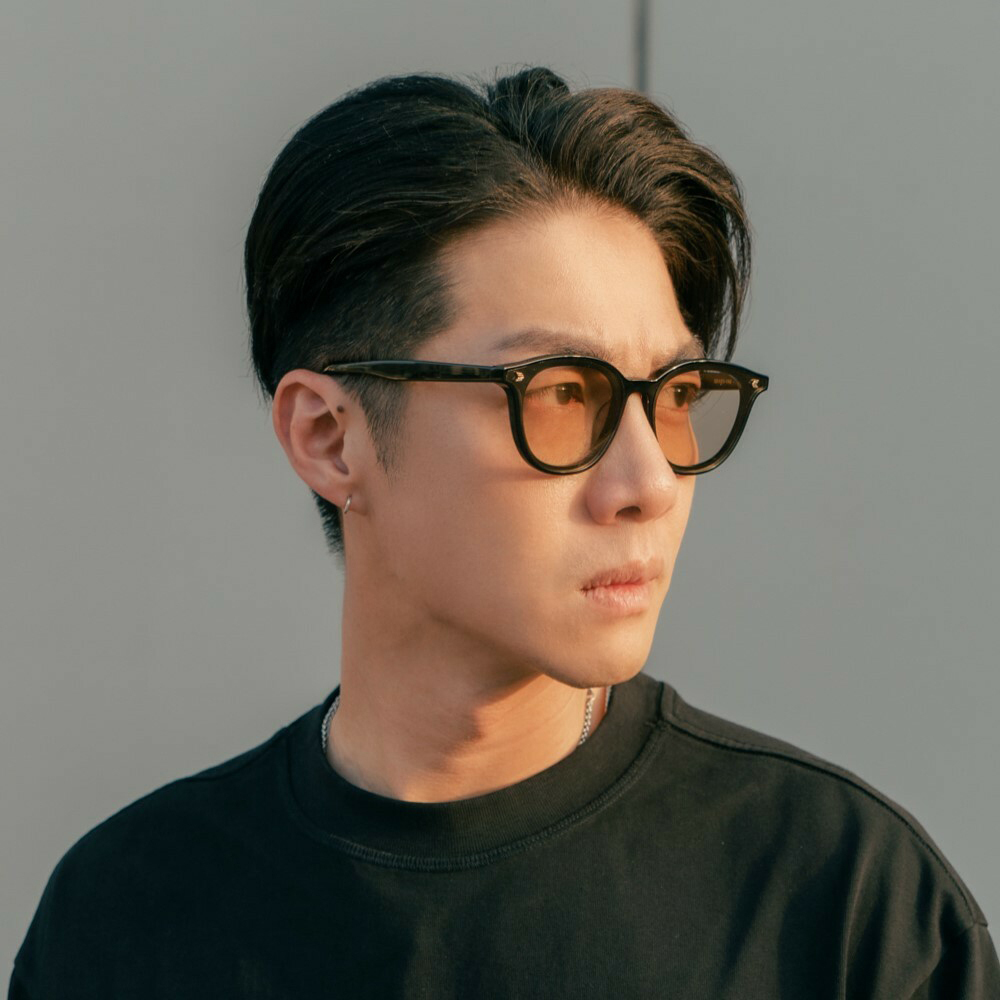【KlassiC.】ETHAN C4TAY1 (黑框 透茶鏡片) 太陽眼鏡 ♣